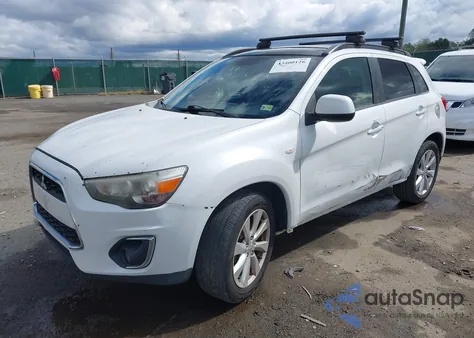 2013 Mitsubishi Outlander Sport Se из США, поврежденный, VIN 4A4AP4AU9DE007118